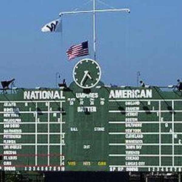The Waving W's At Wrigley Field