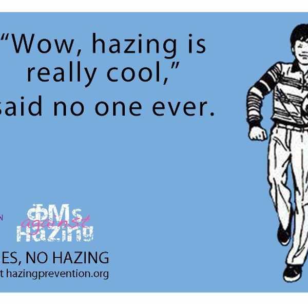 I Don't Support Hazing