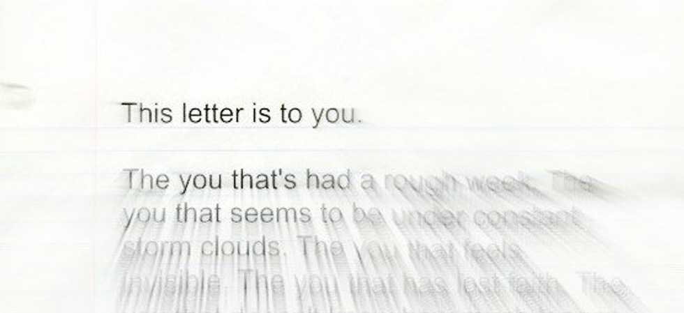 A Letter To Anyone Who Reads Open Letters