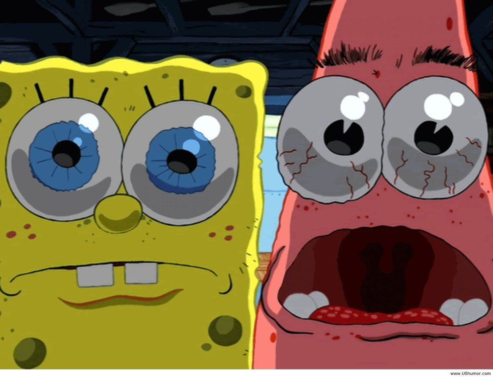 Trying To Study While In College As Told By SpongeBob