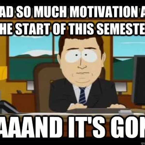 The End Of The Semester Push