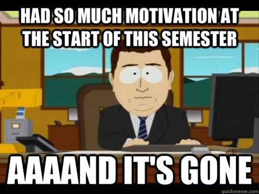 The End Of The Semester Push