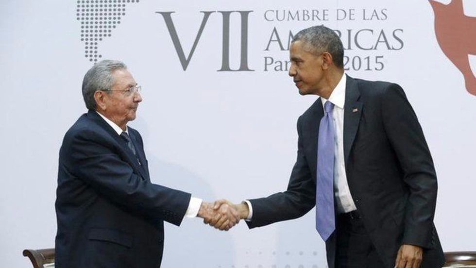 President Barack Obama Sets Foot On The Cuban Island