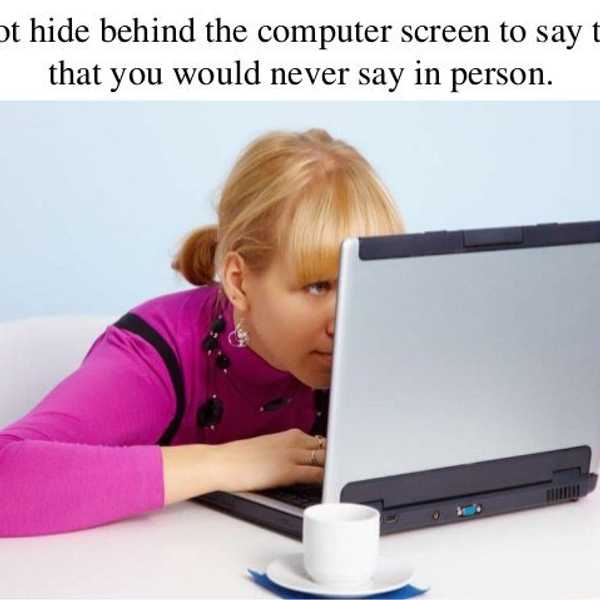 Hiding Behind A Screen