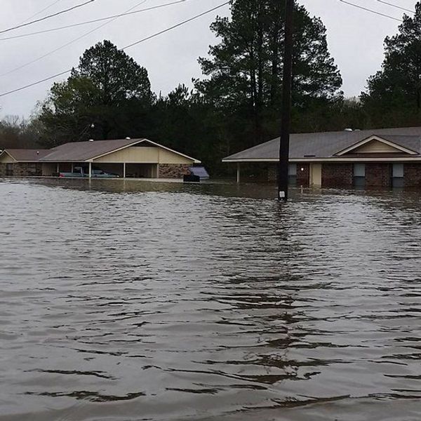 The Flooding In Winnfield, Louisiana