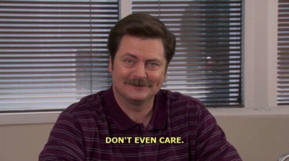 Spring Semester According To Ron Swanson