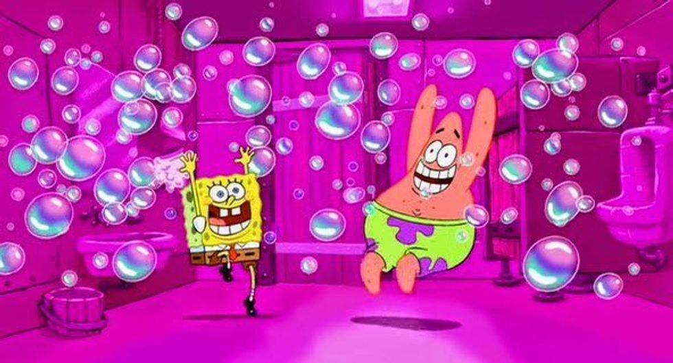 Freshman On Harvard's Housing Day, Explained With Spongebob