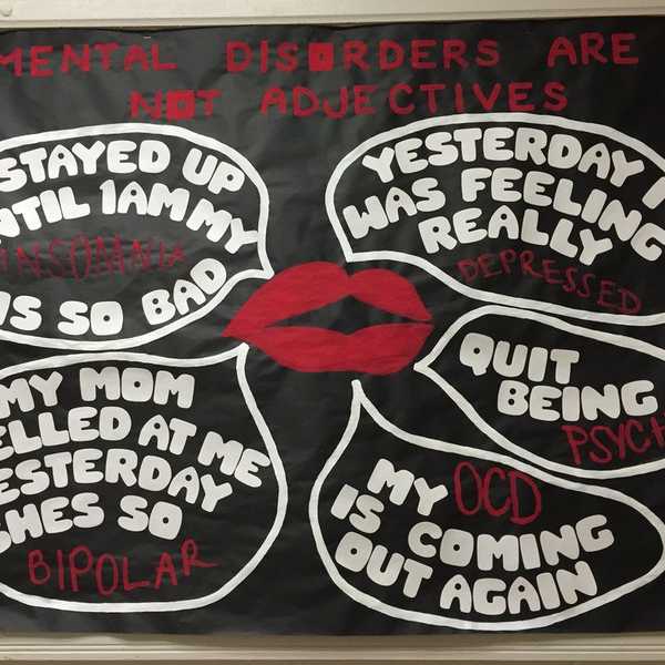 Mental Illnesses Are Not Adjectives