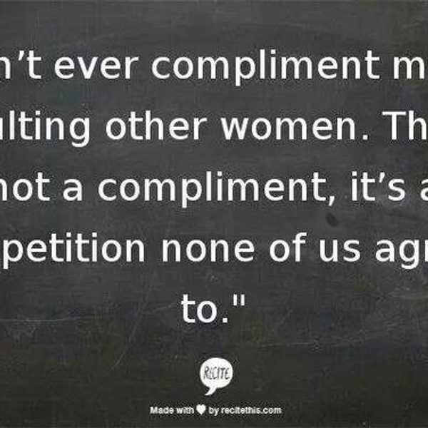Feminism Is Not A Competition
