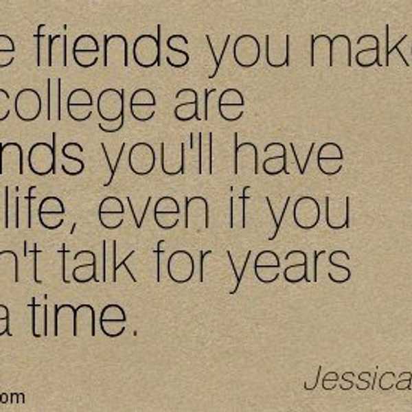 How Do We Choose Life-Long Friends?