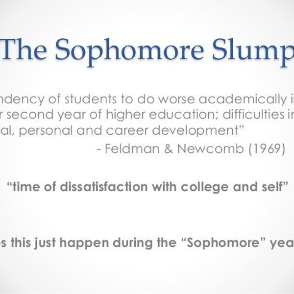 Pulling Yourself Out Of The Sophomore Slump