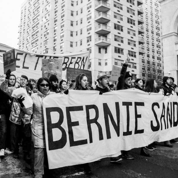NYC Marches For Bernie Sanders