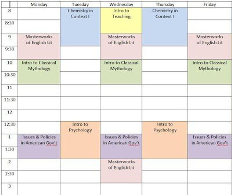 The BFA Student And "Real" Courses