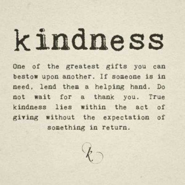 The Truth About Kindness