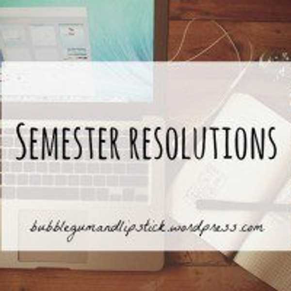 New Year, New Semester