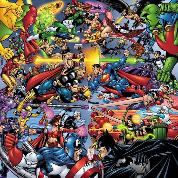 Super Awesome Comic Heroes And Villains