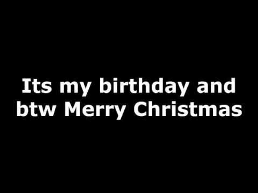 December Birthdays: The Struggle Is Real