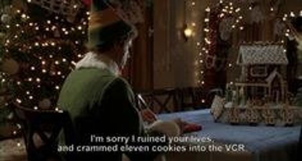 An Apology Note To Your Sober Self, As Told By Buddy the Elf