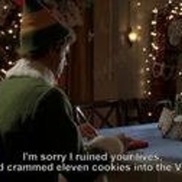 An Apology Note To Your Sober Self, As Told By Buddy the Elf