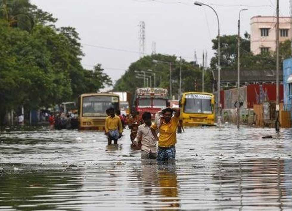 11/14 Flood hits Chennai, India