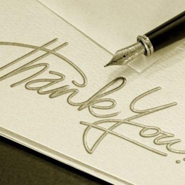 Handwritten Thank You Notes