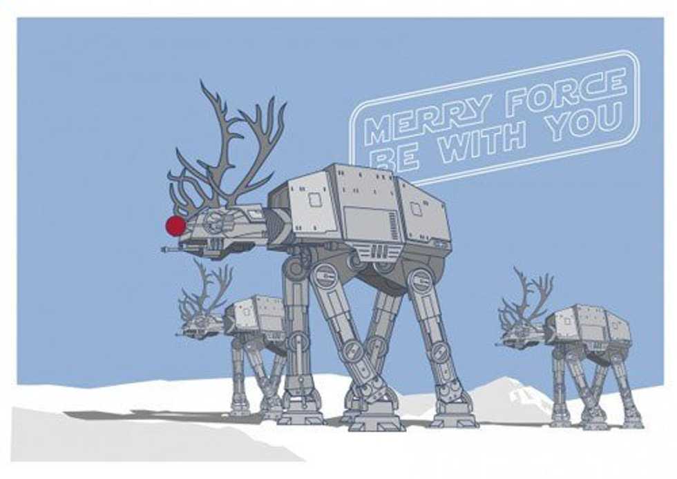 Merry Christmas From A Galaxy Far Far Away
