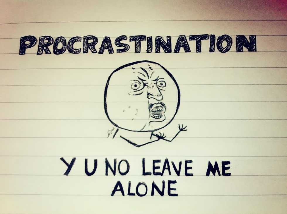 A Procrastinator's Guide to the Last Week Of Classes And Exams