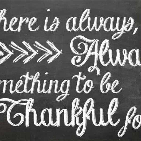 Thankful All Year Long