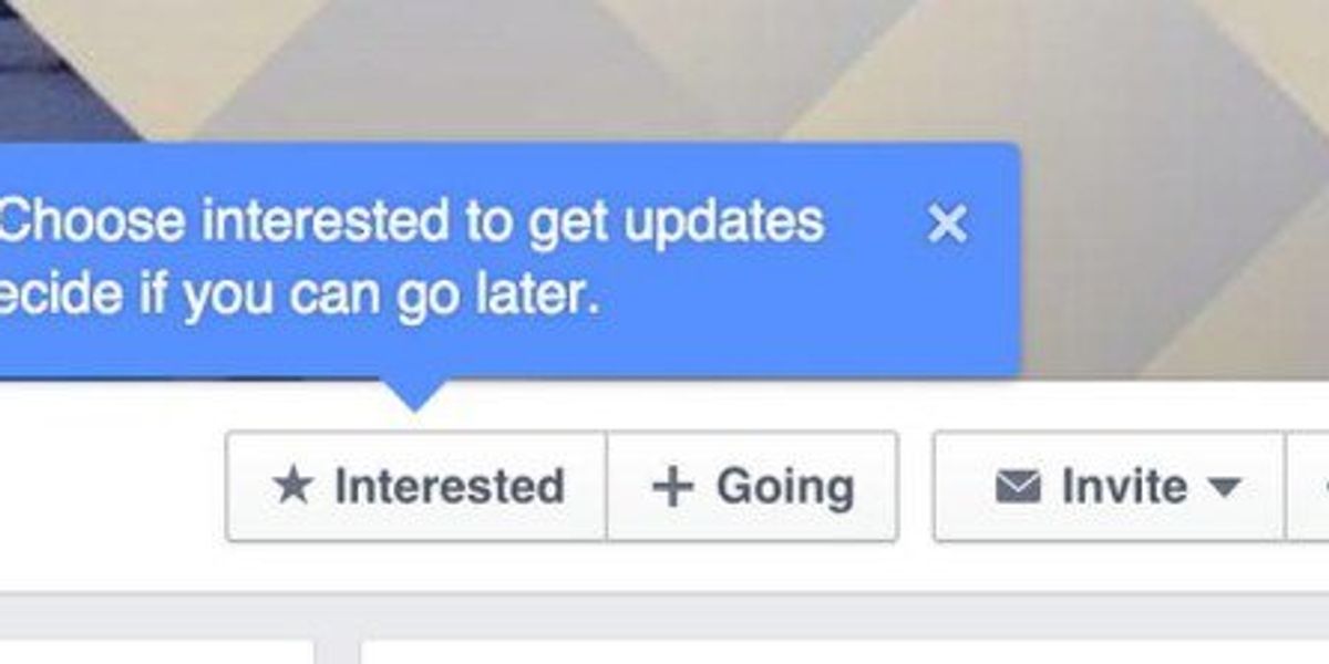 How The New “Interested” Button On Facebook Signals The End Of ...