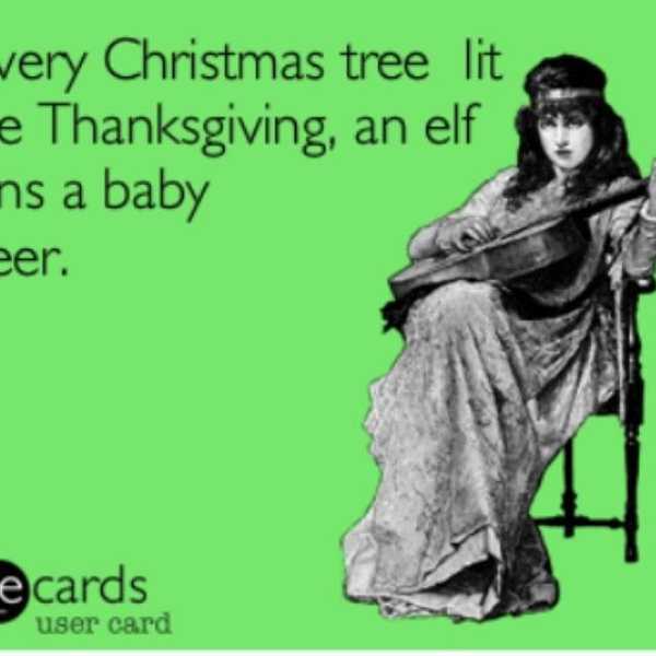 Its Too Early for Christmas Spirit