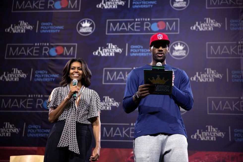 The First Lady And The King Visit Akron