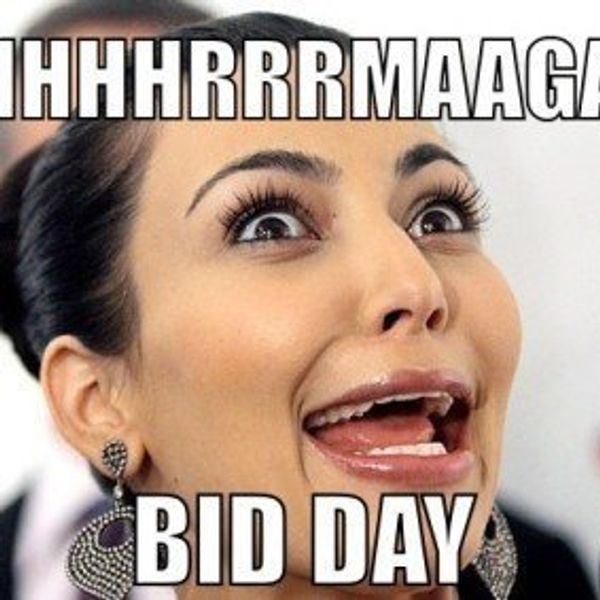 The Eight Types of Girls You'll See On Bid Day