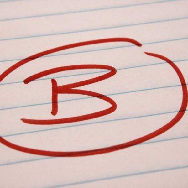 Why I'm OK With Not Being A Straight-A Student