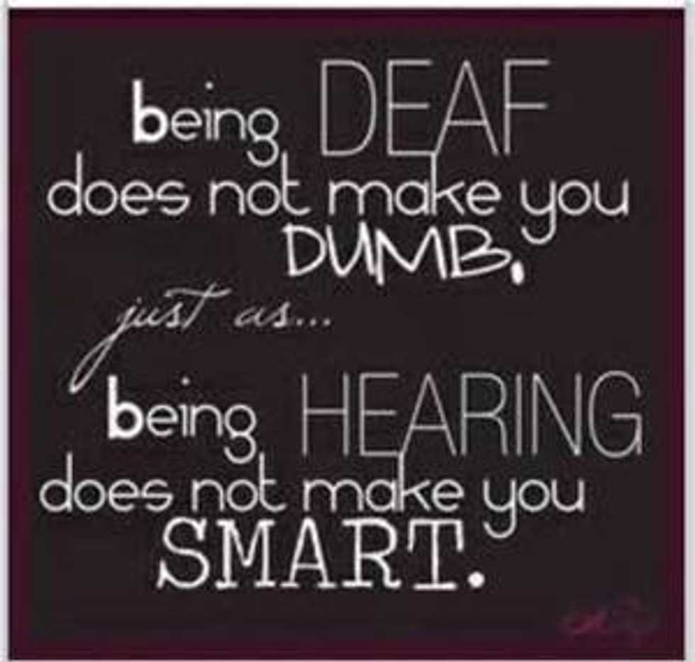 An ASL Student's View On Why You Shouldn't Share The "Hearing For The First Time" Videos.