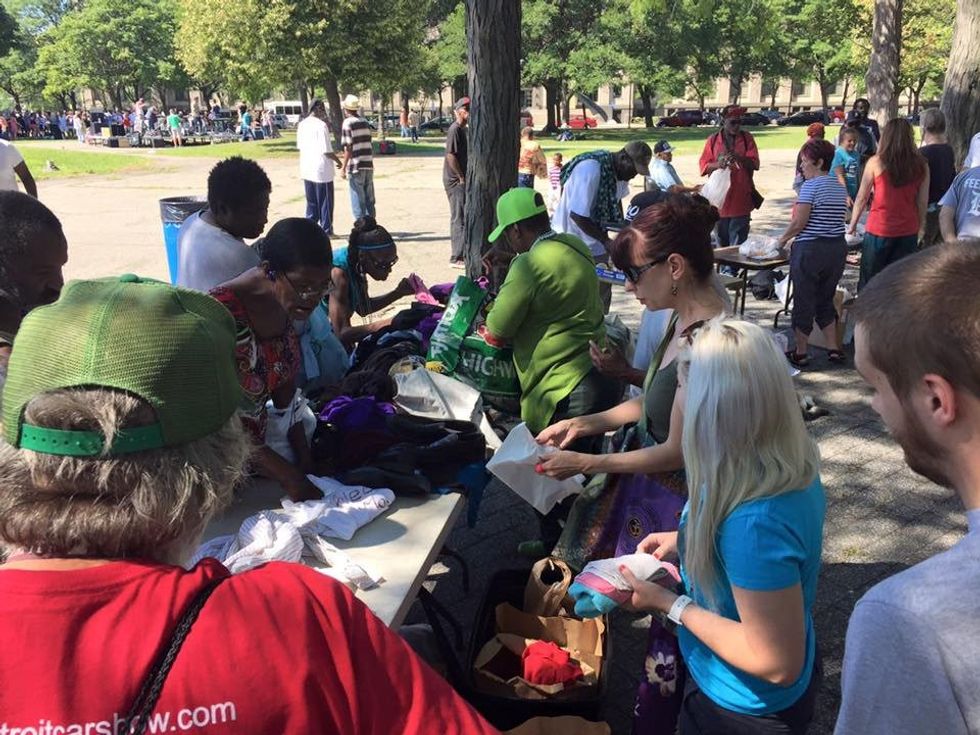 Helping Friends At Cass Park