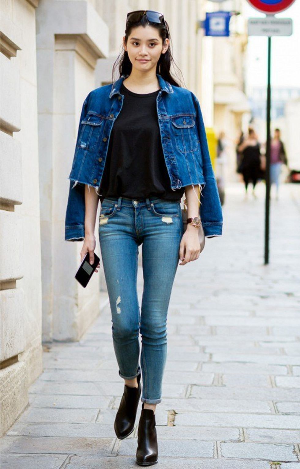 The Model-Off-Duty Way to Wear Denim