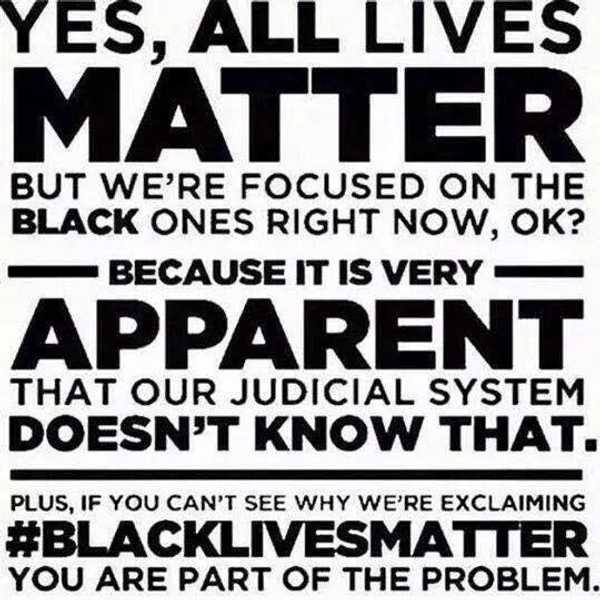 Stop Telling Me #AllLivesMatter