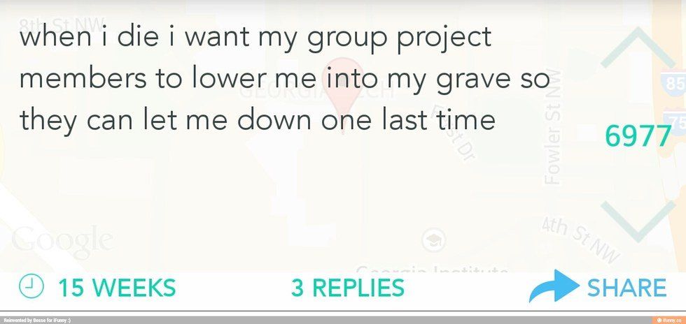 Dear Professor, Please Don't Assign Group Projects