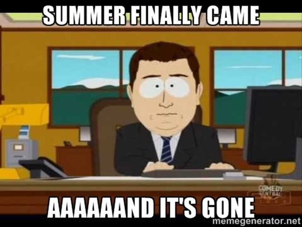Why I Need Summer To Be Over
