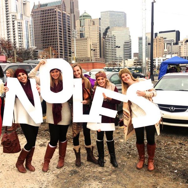 People Watching At A College Football Game