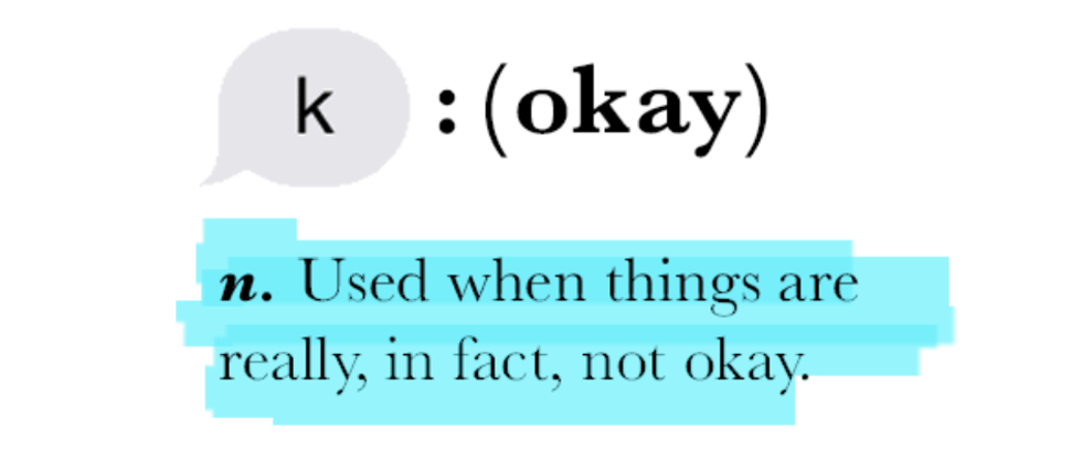 What Her Text Actually Means