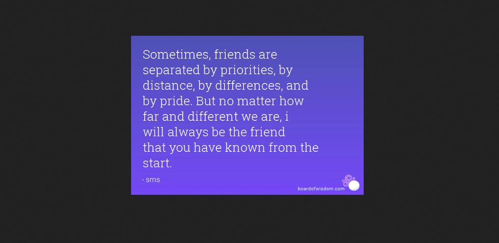 The Distance Between Us