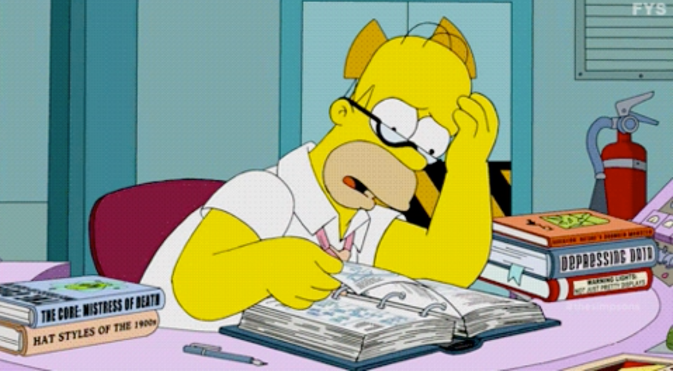 7 Emotions You Feel In Math Class, As Told By Homer Simpson