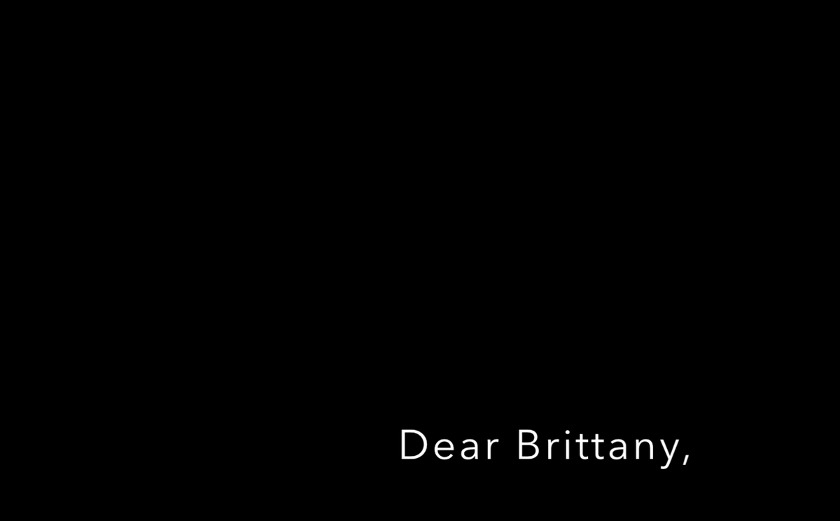 Dear Brittany
