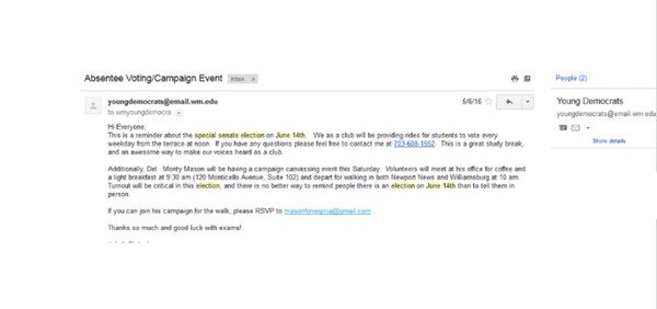 Among the William & Mary Young Democrats, Corruption is Endemic