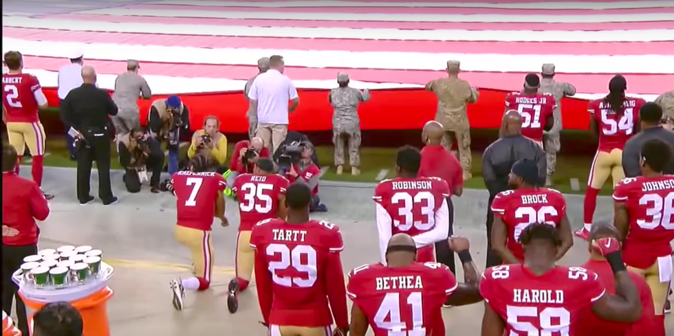 Hey, NFL Players, Let's Stop Kneeling During The National Anthem