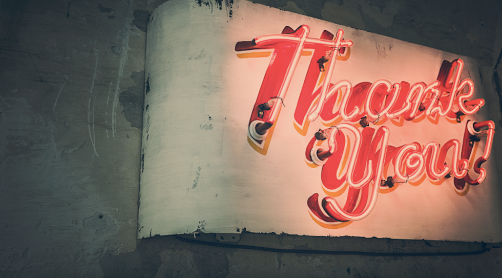 A College Senior's Thank You Notes