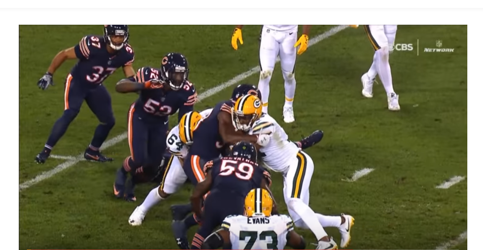 Breaking Down The Illegal Tackle On Devante Adams