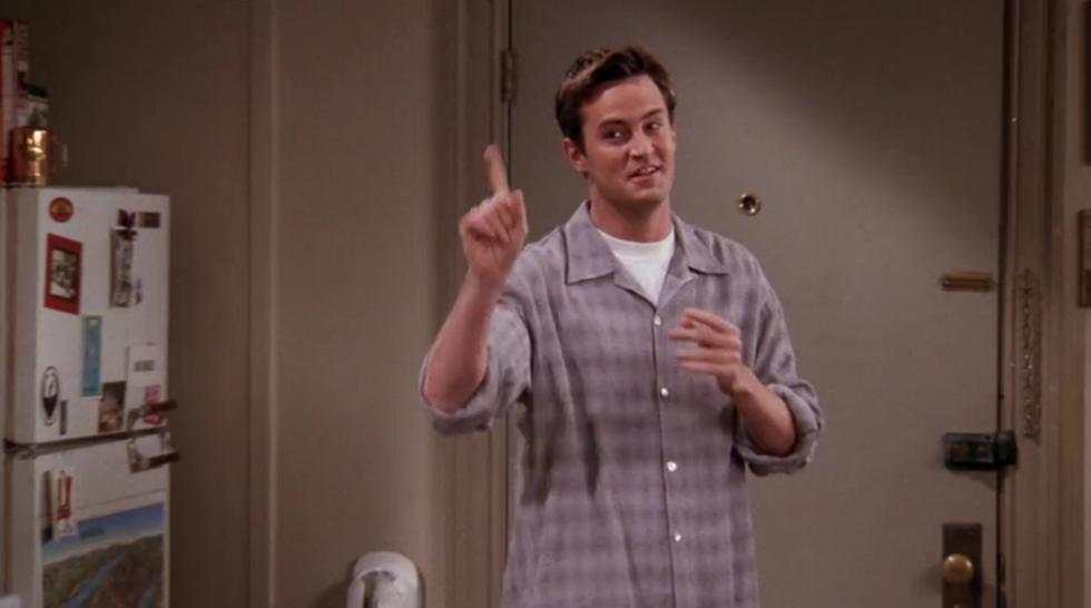 15 Chandler Bing Moments That Make College Students Say "Literally, This Is Me"