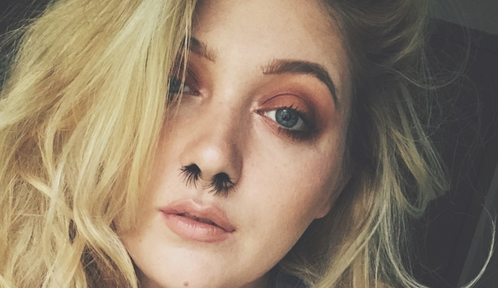 The Scariest Viral Trend Of 2017: Nose Hair Extensions